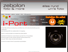 Tablet Screenshot of foto-zebolon.com